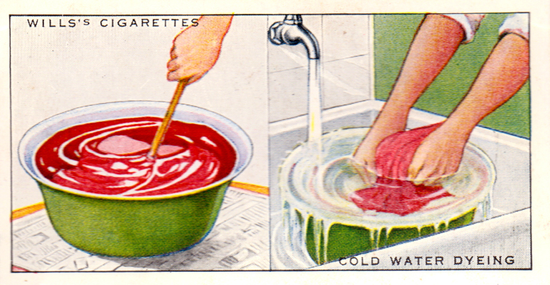 Wills Trading Cards - Cold Water Dyeing